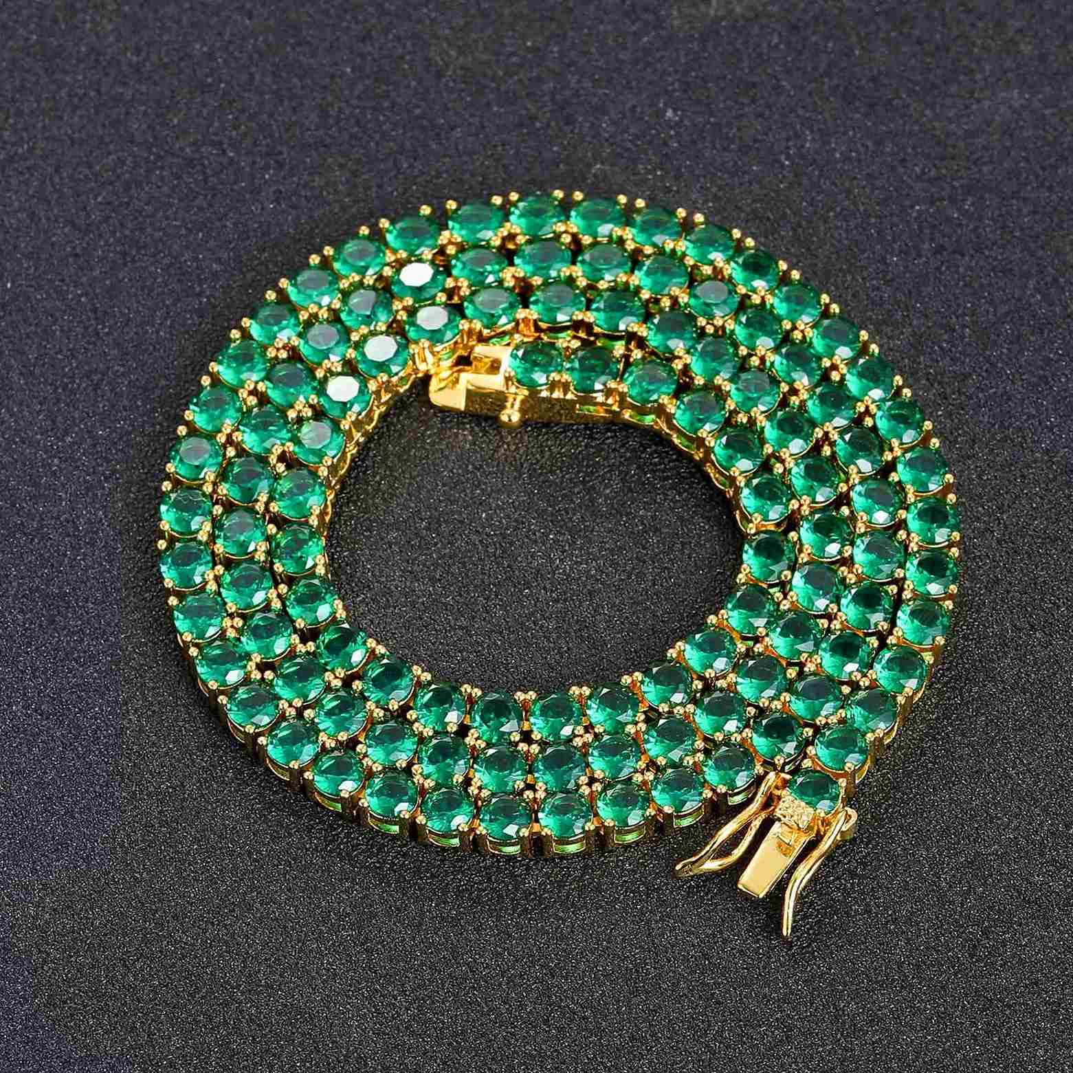 Collar Tenis Imperial Esmerarld