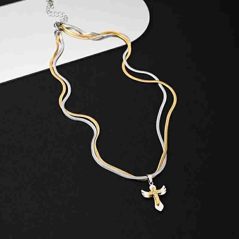 Collar Angel Dual Cross