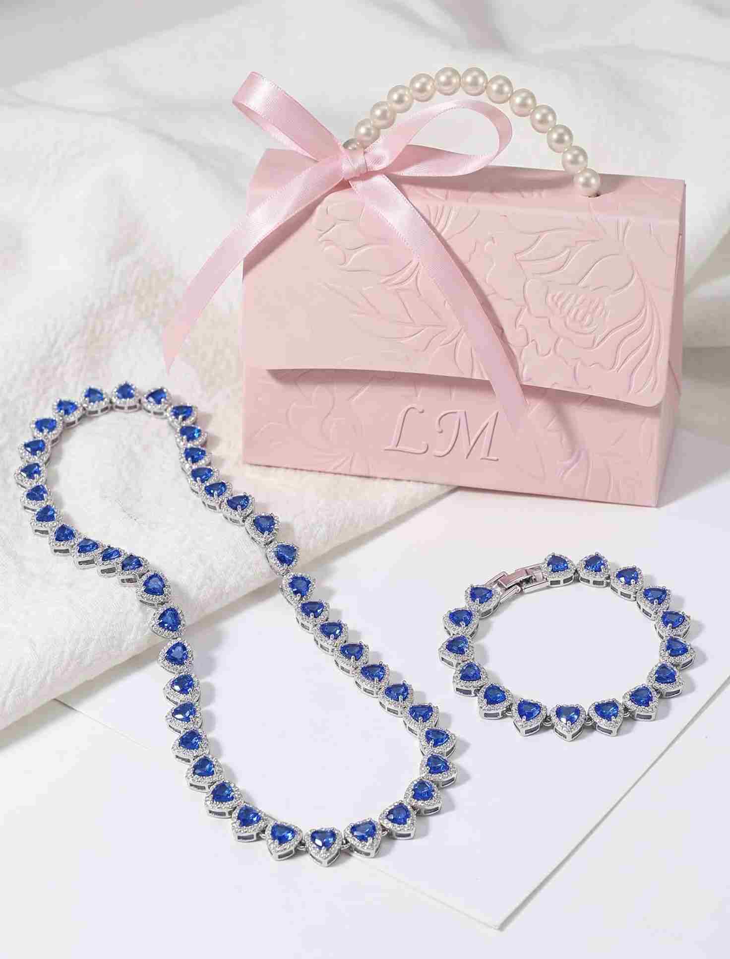 Collar set afrodita | PULSERA REGALO + CAJA PREMIUM GRATIS