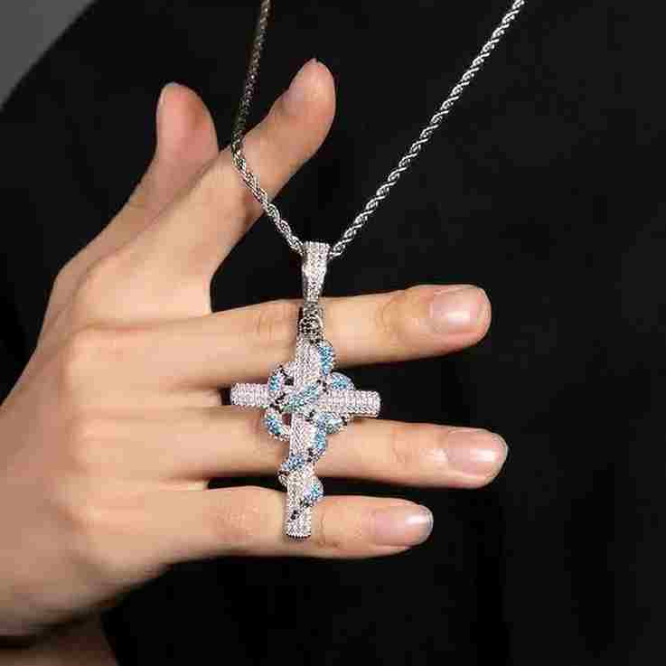 Collar Cruz de Asclepio