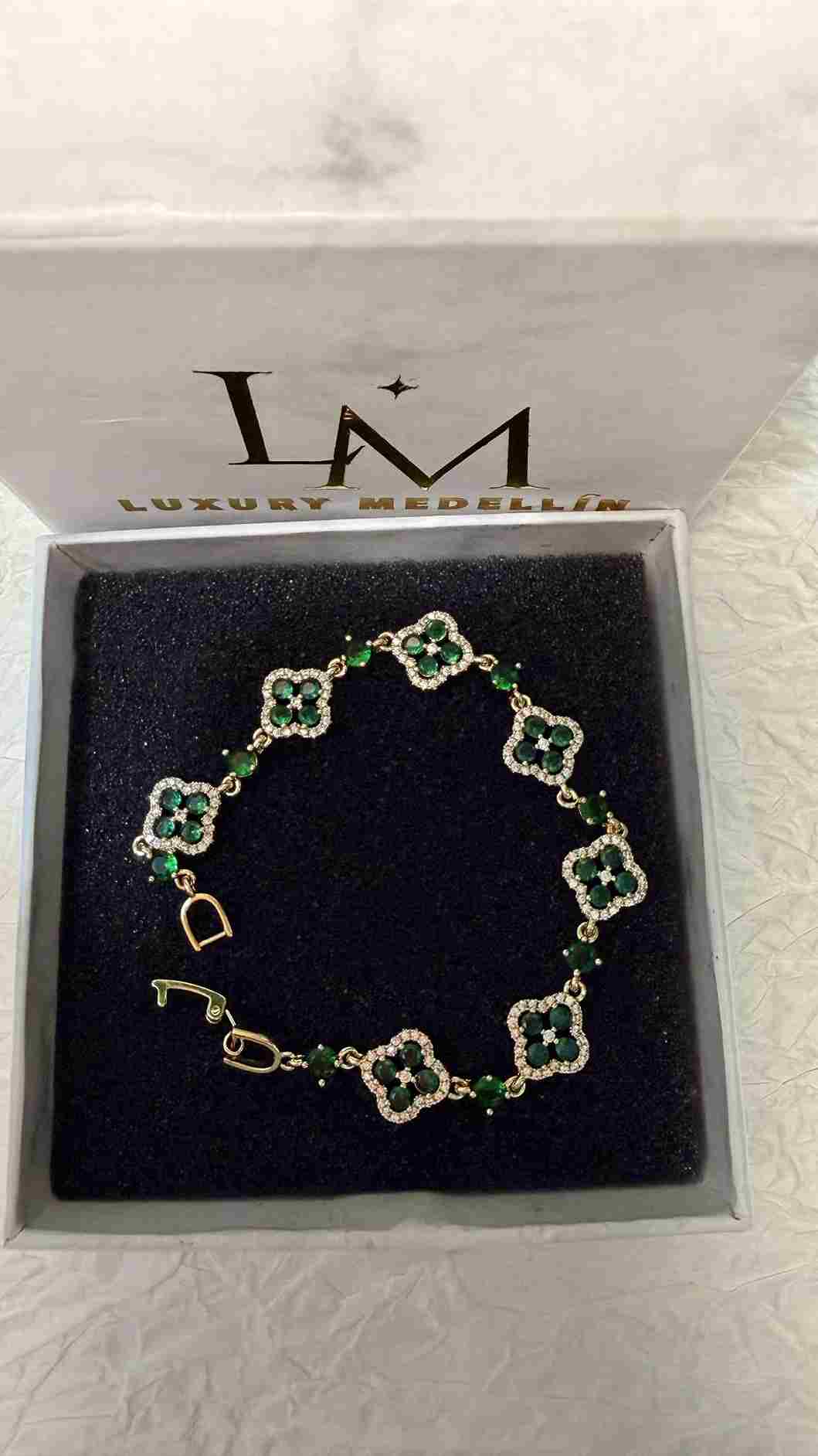 Pulsera luck esmeralda
