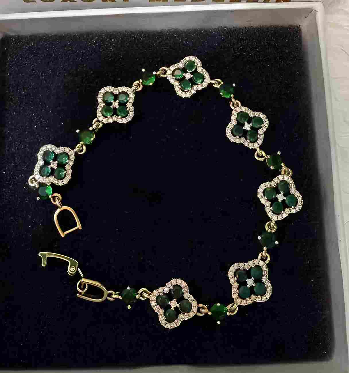 Pulsera luck esmeralda