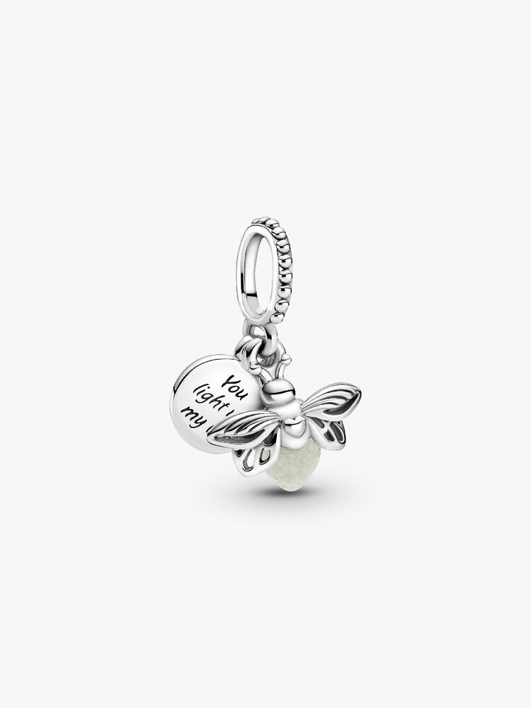 Charm Luciernaga Plata S925 (Fotoluminisense)