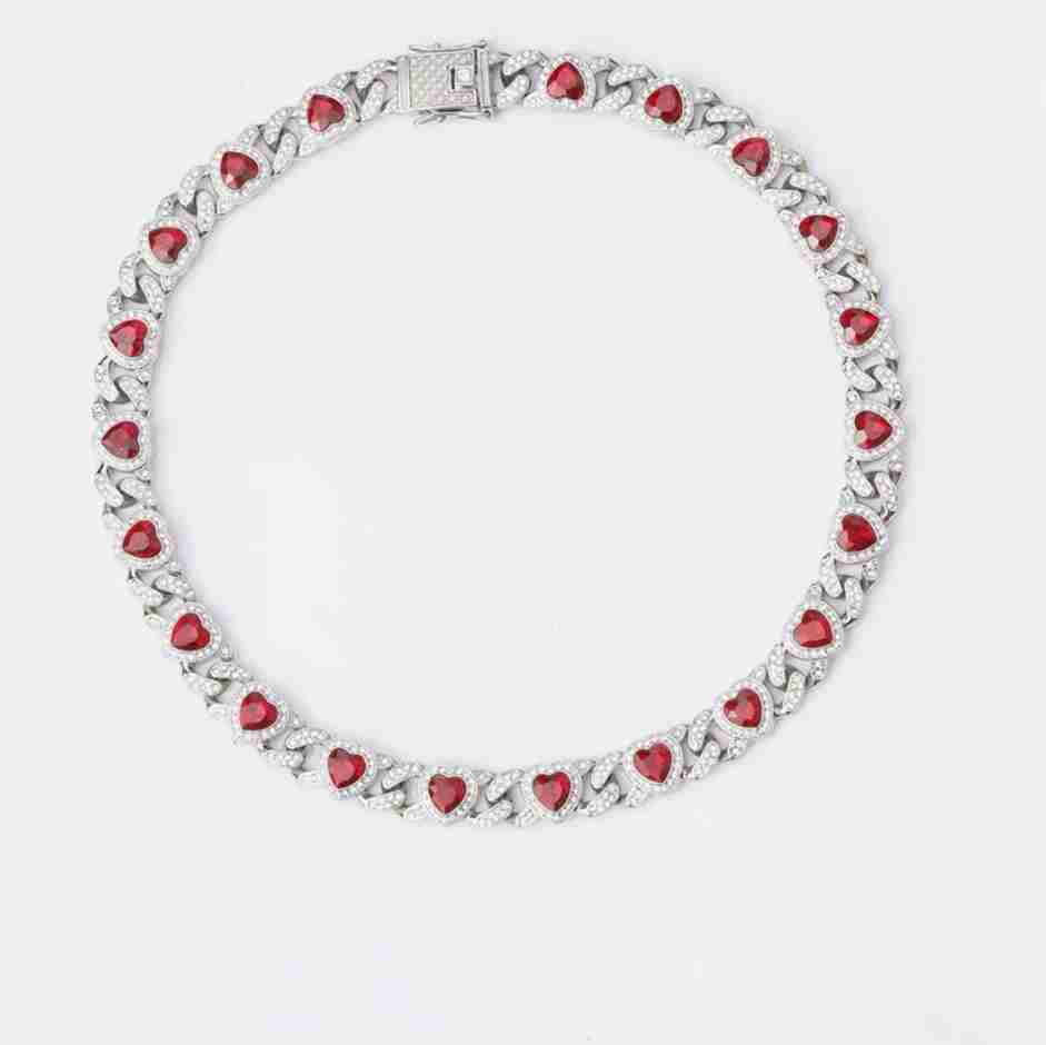 Collar Ruby Heart